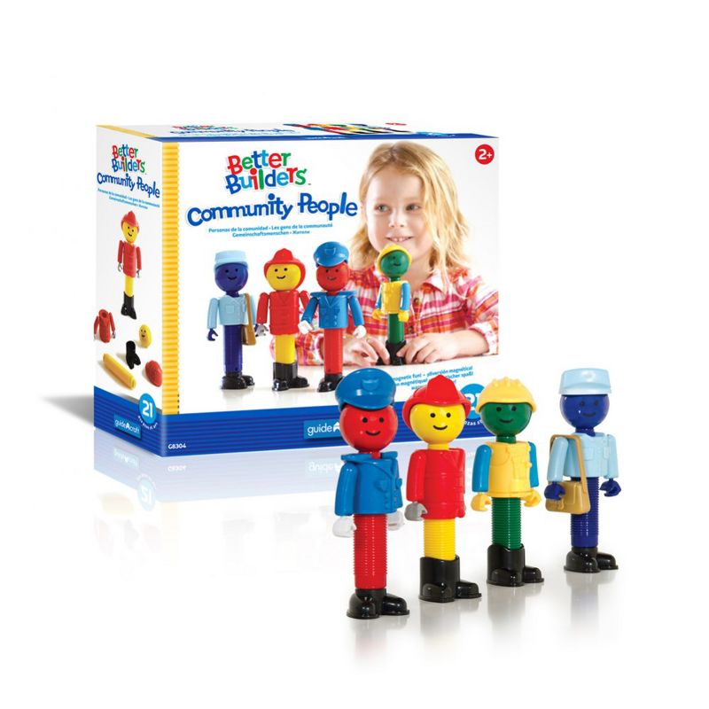 Guidecraft Better Builders Community People  - Set of 4