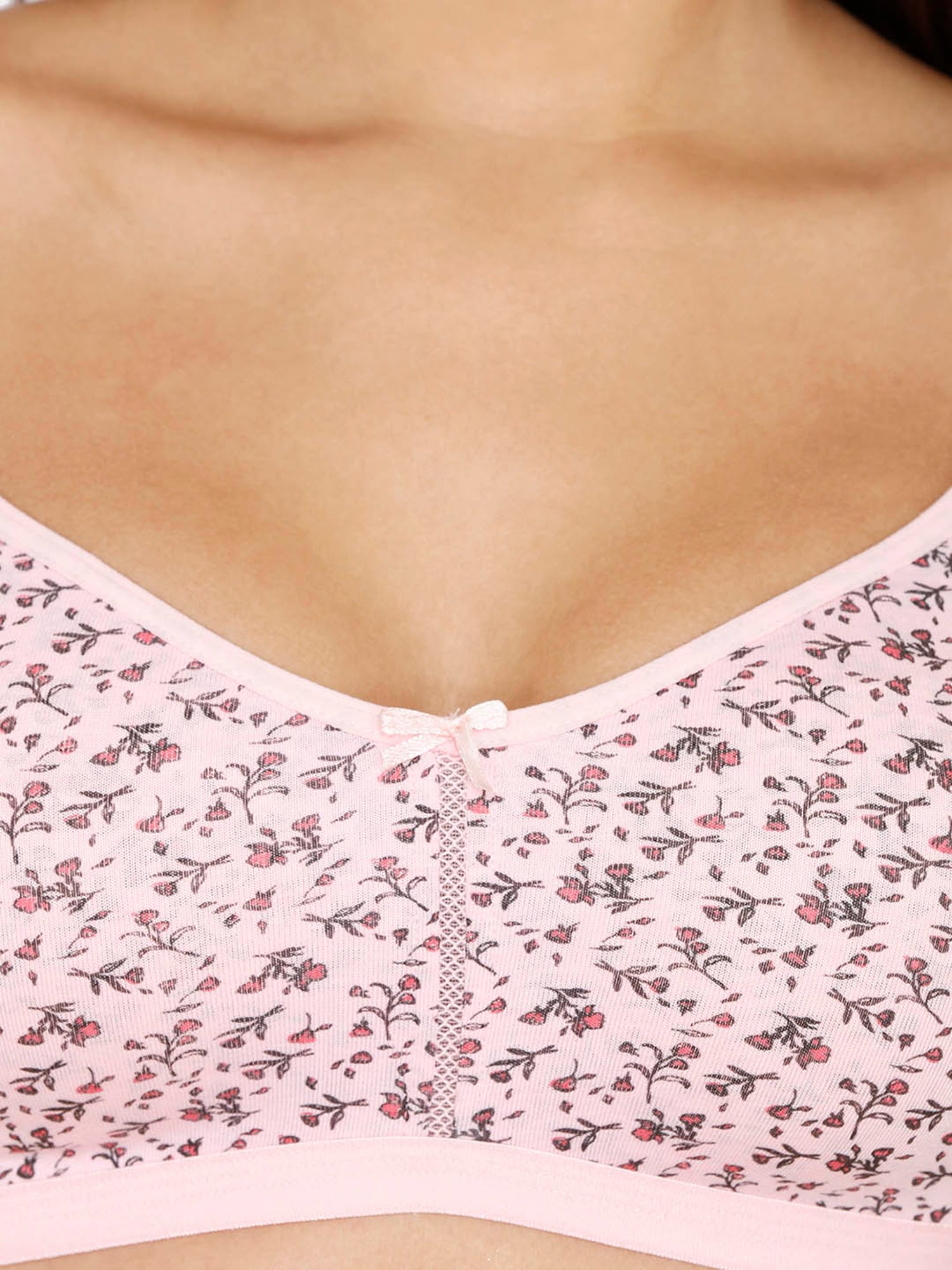 Rosaline by Zivame Pink Non Wired Non Padded T-Shirt Bra