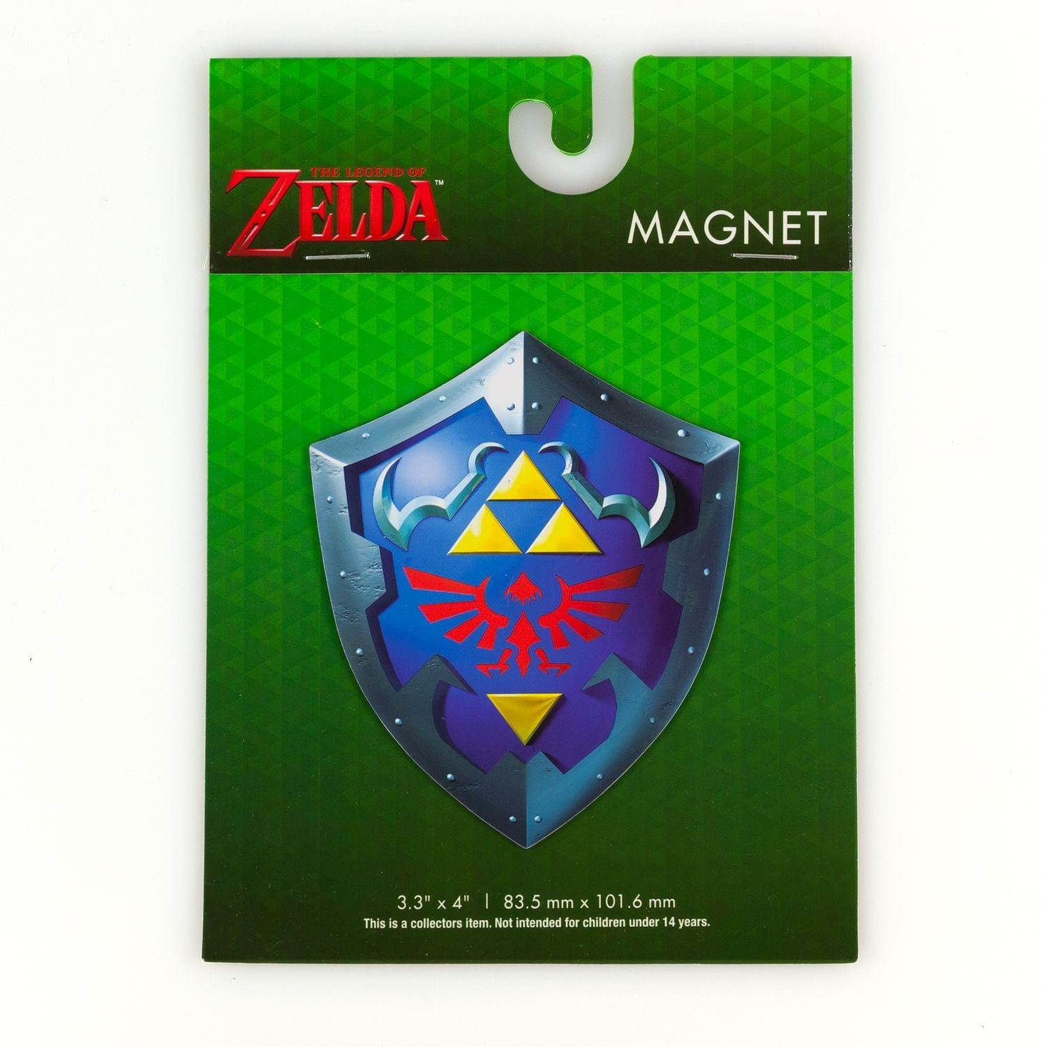 Zelda Collectibles|Legend of Zelda Link&rsquo;s Hylian Shield 4 Inch Magnet