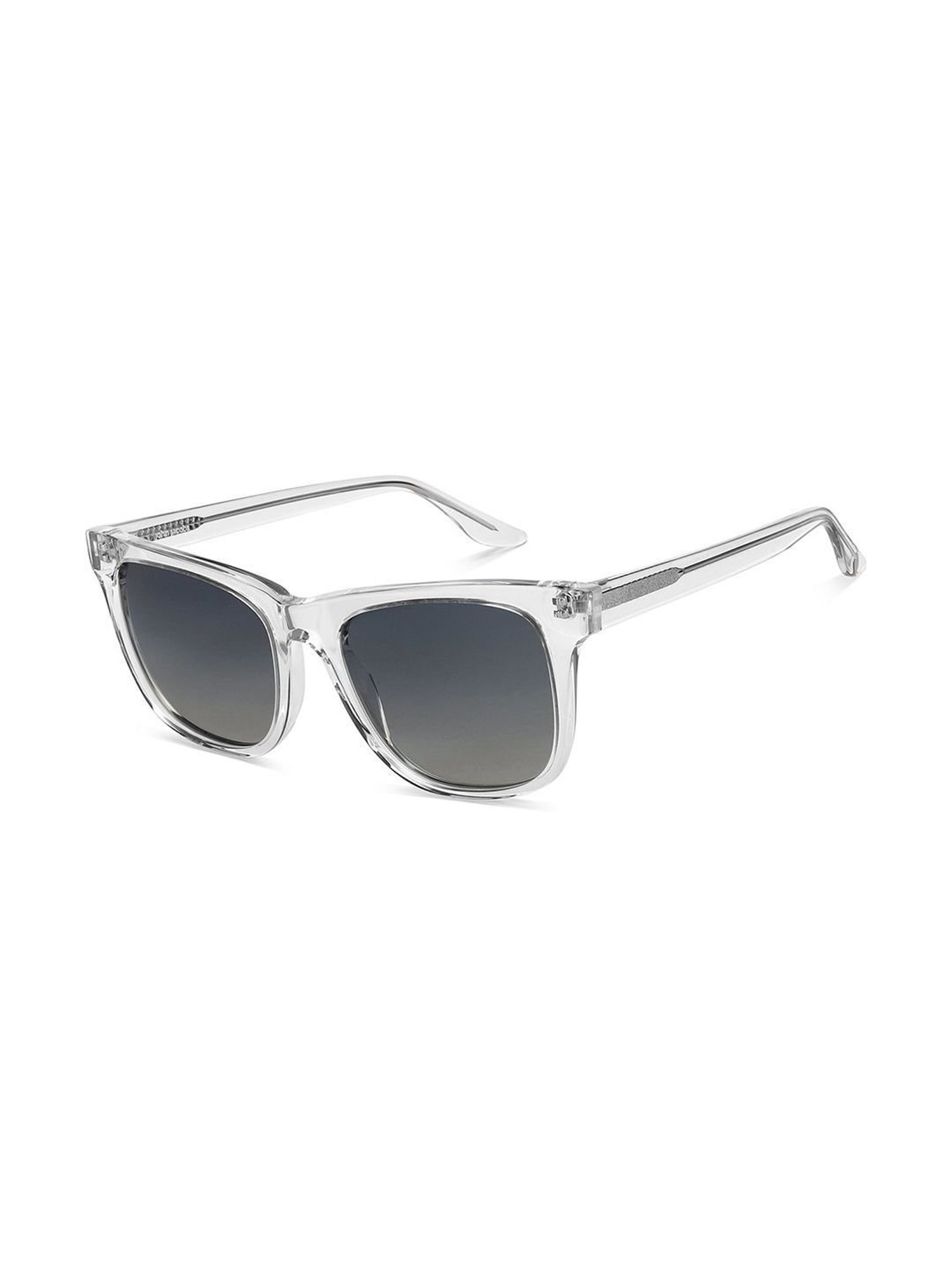 John Jacobs JJ S14668 Grey Polarized Square Sunglasses