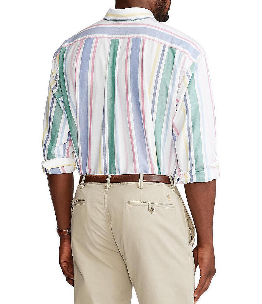 Visconti Big & Tall Abstract Print Long-Sleeve Woven Shirt