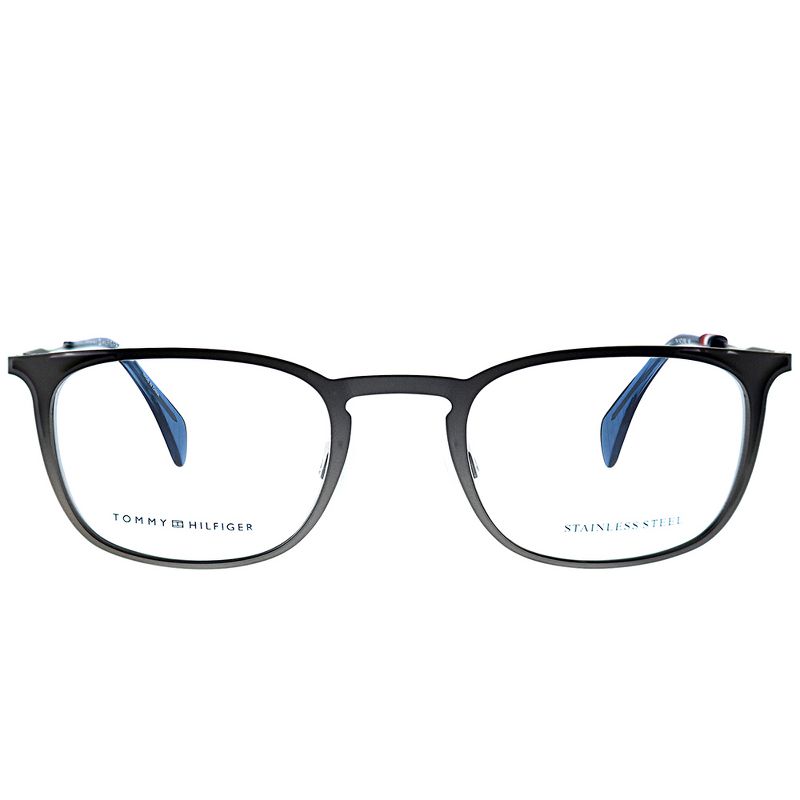 Tommy Hilfiger TH 1473 R80 Unisex Square Eyeglasses Ruthenium 50mm