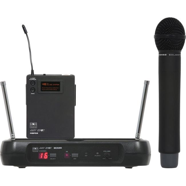 Galaxy Audio ECMR/HH52L
ECM Handheld System Freq CODE L