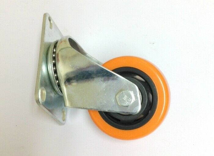 Lot of (4) Heavy Duty All Swivel Plate Ball Bearing 3" Caster Wheels