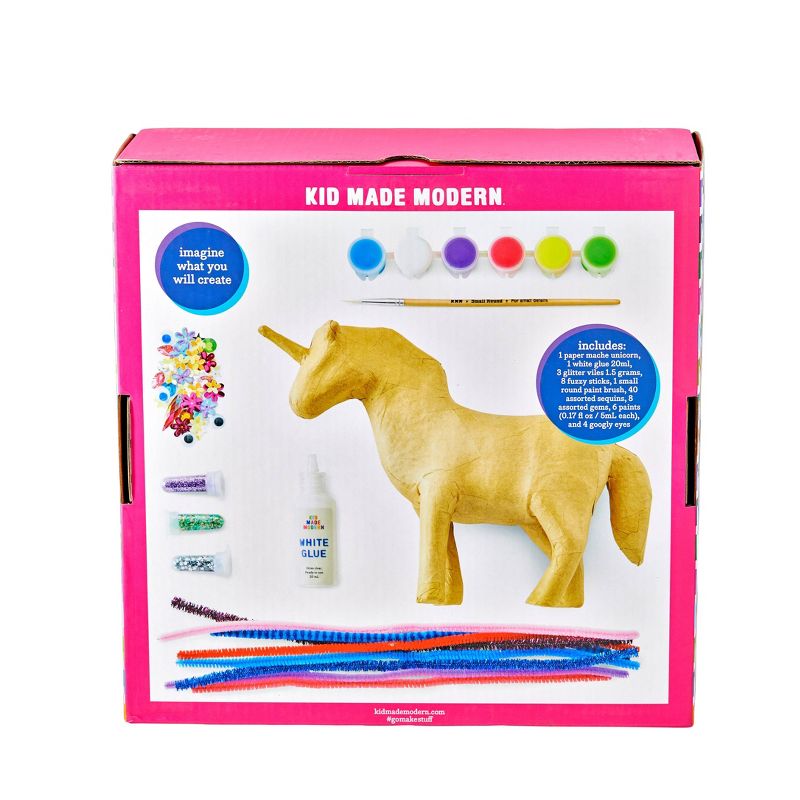 Kid Made Modern Paint Your Own Paper Mache Unicorn Kit