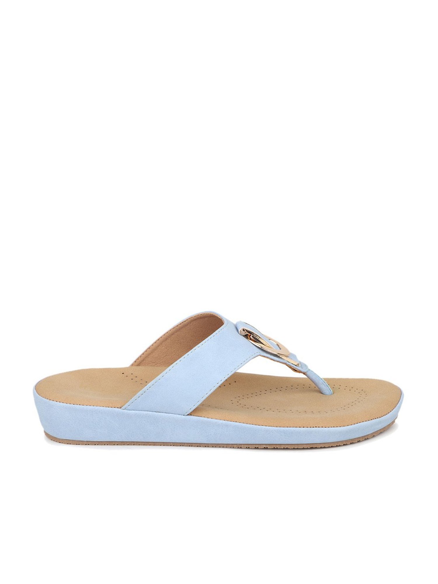 Inc.5 Women's Light Blue Thong Sandals