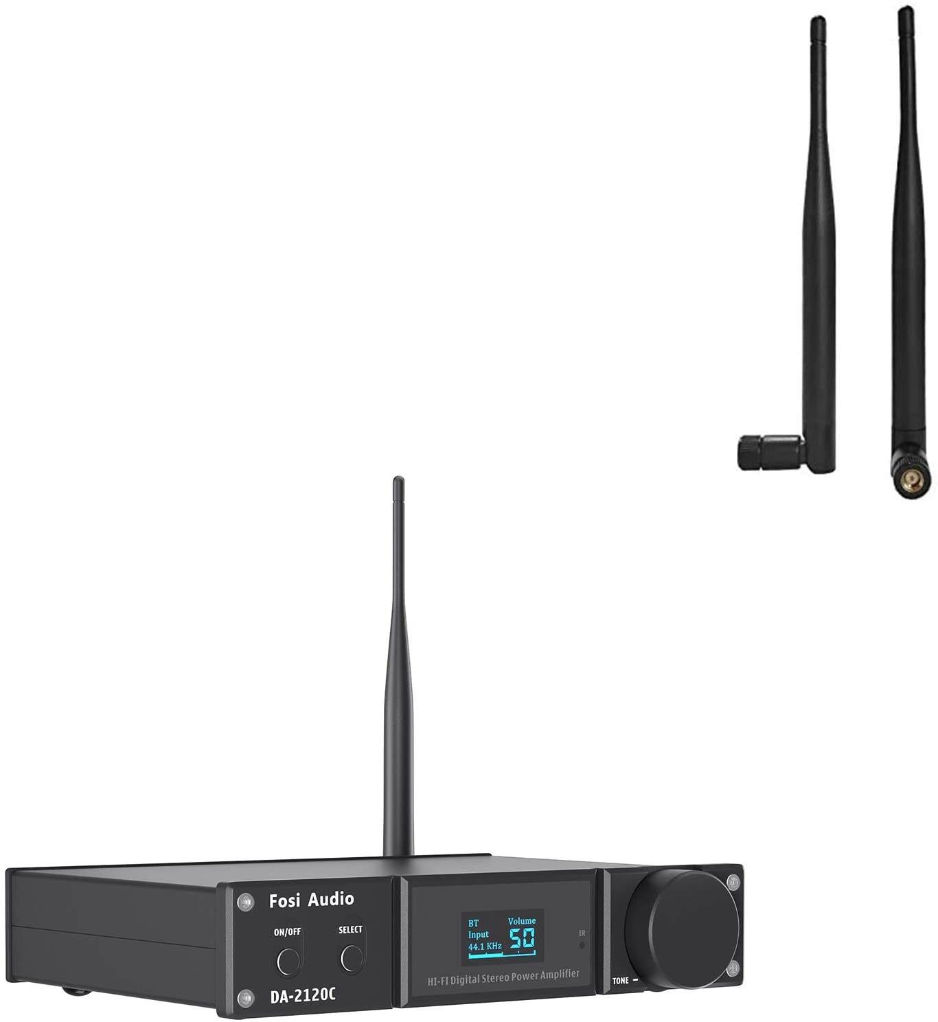 DA2120C 2.1 Channel Bluetooth Amplifier 120W x2+ Bluetooth Antenna - Male Plug 6dBi 2.4GHz Single Band WiFi Antenna