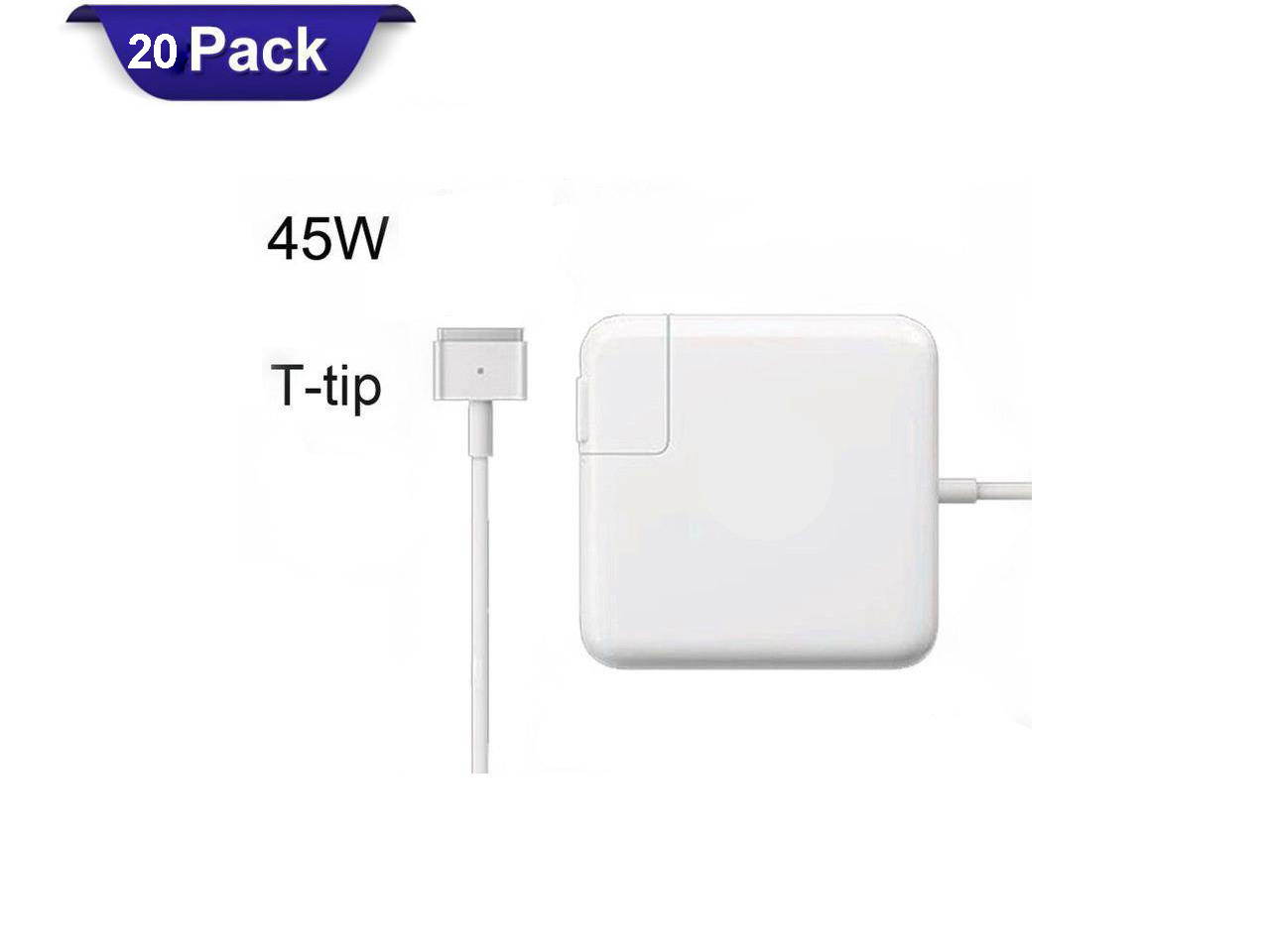 20 pack Macbook Air Charger, 45W 14.85V 3.05A Replacement Magsafe 2 for Apple Macbook Air After 2012 June New Model MD223 MD224 A1436 A1465 A1436 A1466 Power Adapter