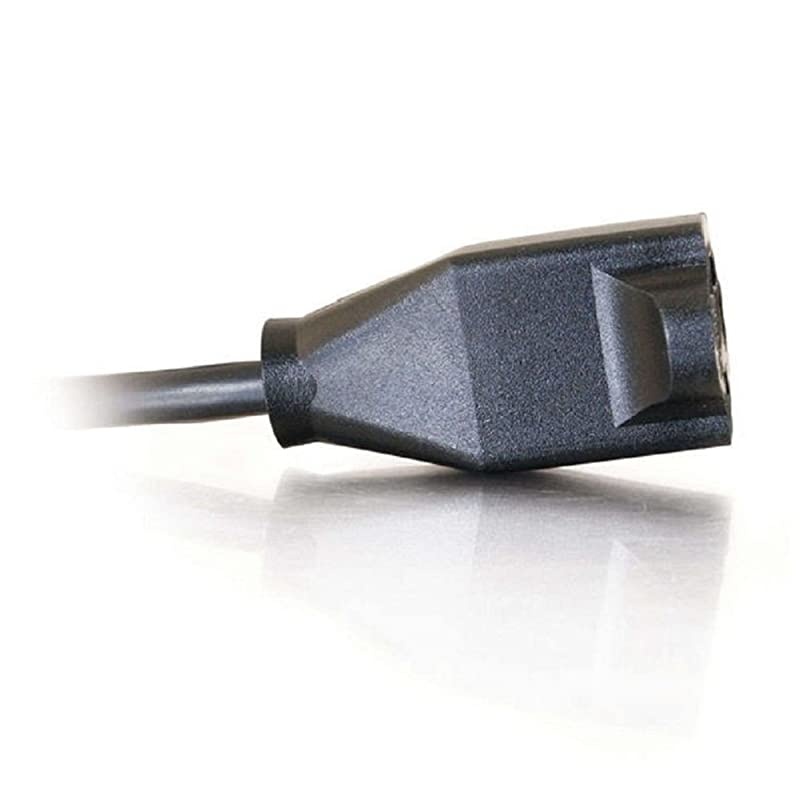 03114 18 AWG Outlet Saver Power Extension Cord NEMA 515P to NEMA 515R TAA Compliant Black 3 Feet 091 Meters