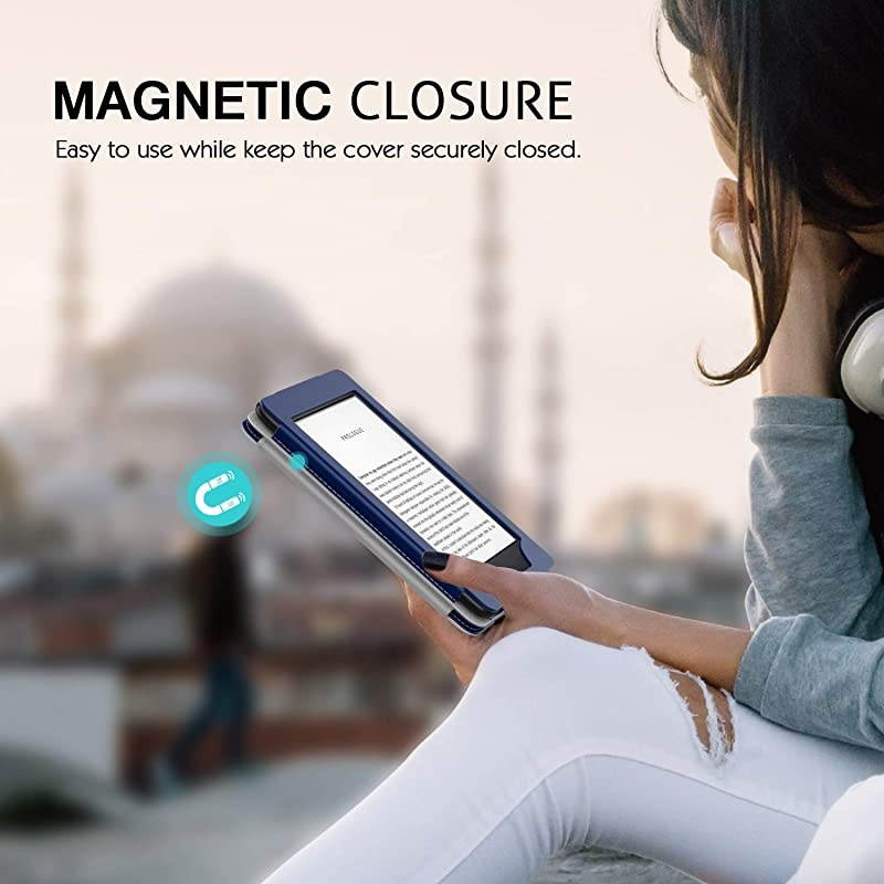 Case Fits AllNew Kindle 10th Generation 2019 Kindle 8th Generation 2016 Premium Protective Cover Shell with Auto WakeSleep Function Indigo