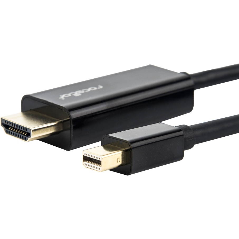 Rocstor Y10C196-B1 6Ft Mini Displayport To Hdmi M/M 4Kx2K 30Hz Cable Black