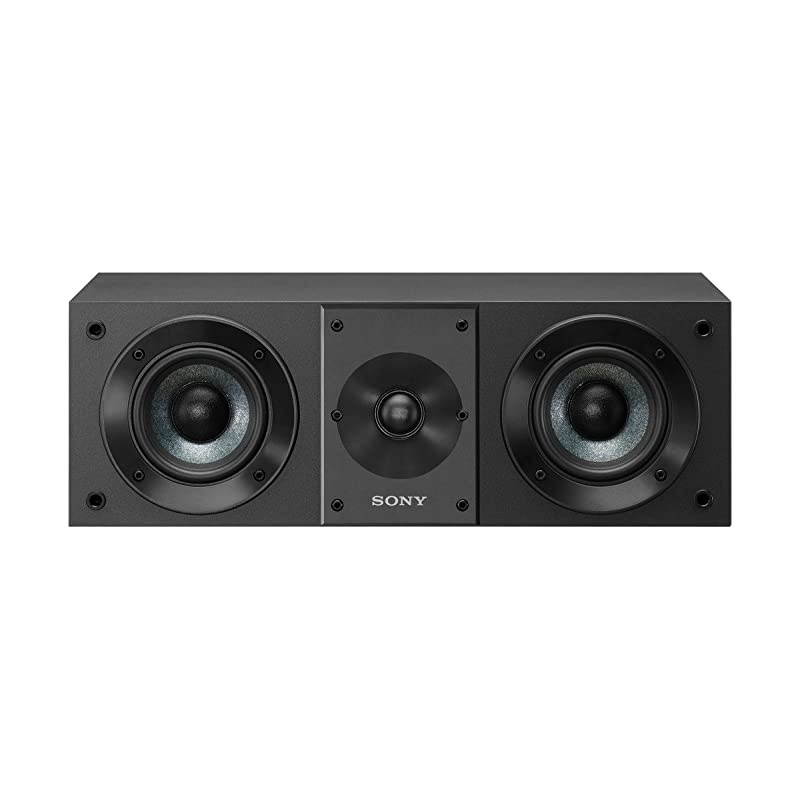 SSCS8 2-Way 3-Driver Center Channel Speaker - Black, 4 Bookshelf Speaker System