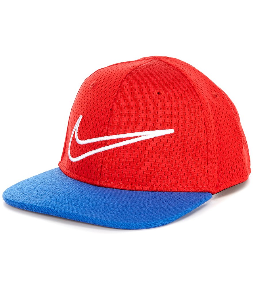 Nike Baby Boys Swoosh Mesh Snap Back Flat Brim Cap