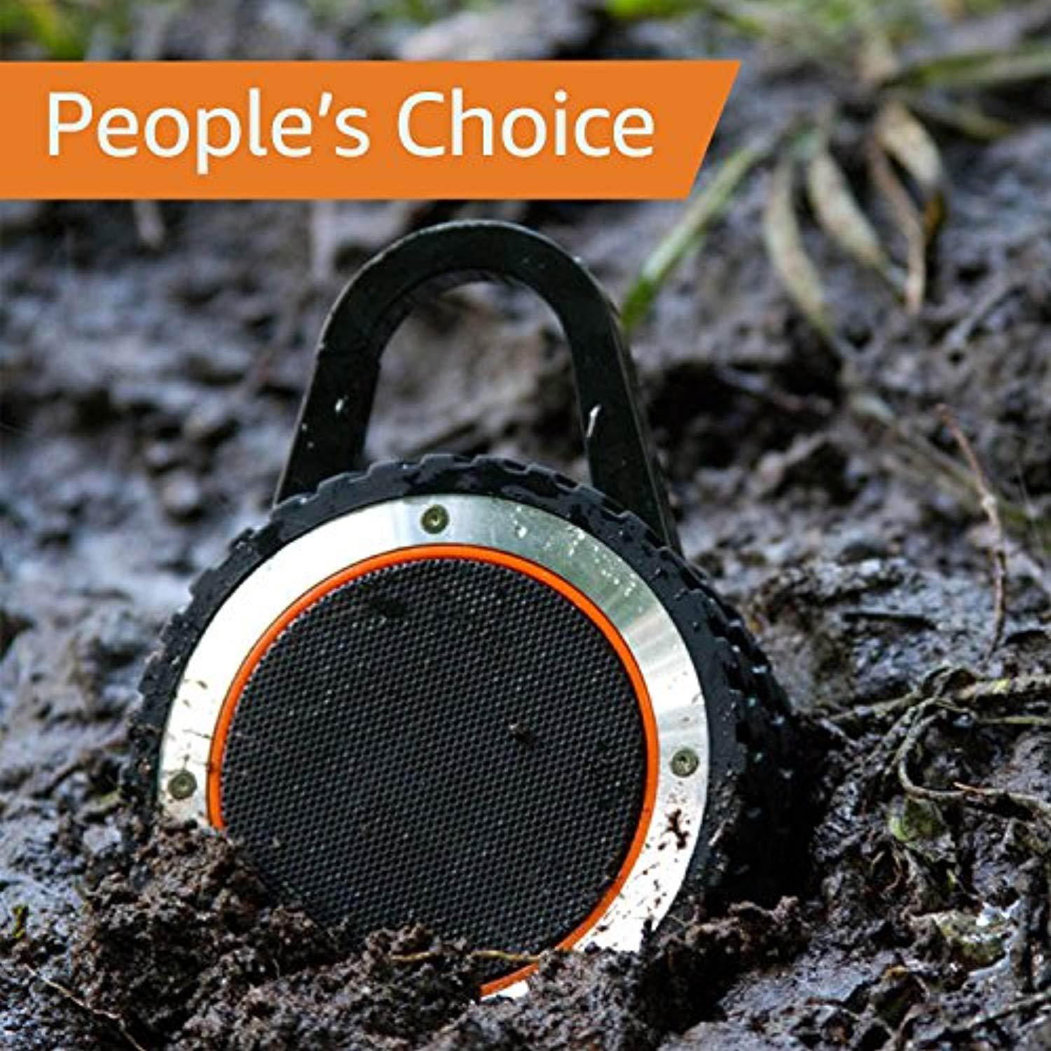 all-terrain sound rugged bluetooth speaker, rugged outdoor wireless waterproof bluetooth speaker  black