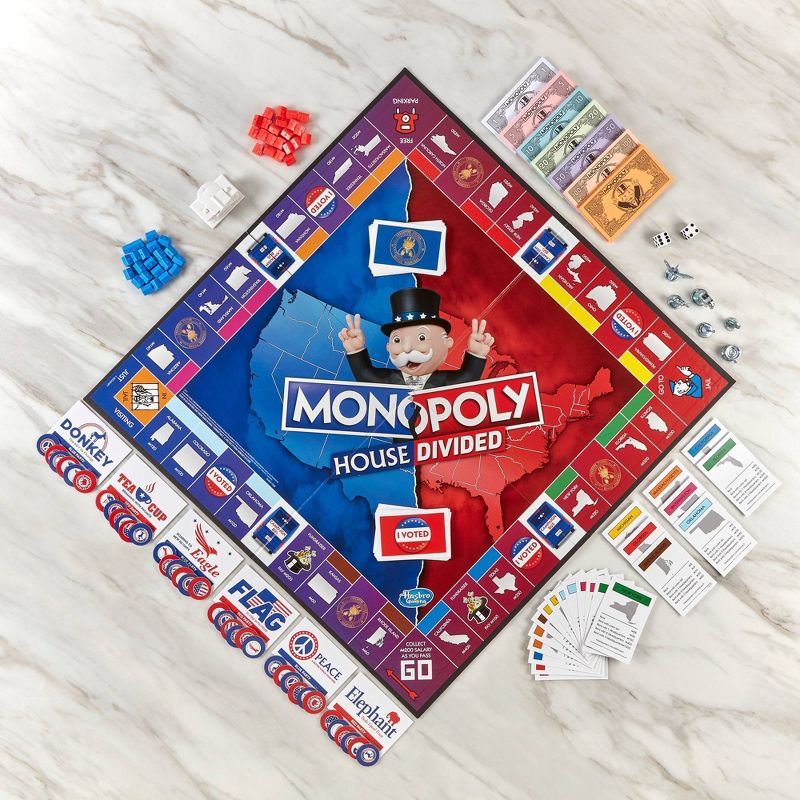 Monopoly House Divided Board Game