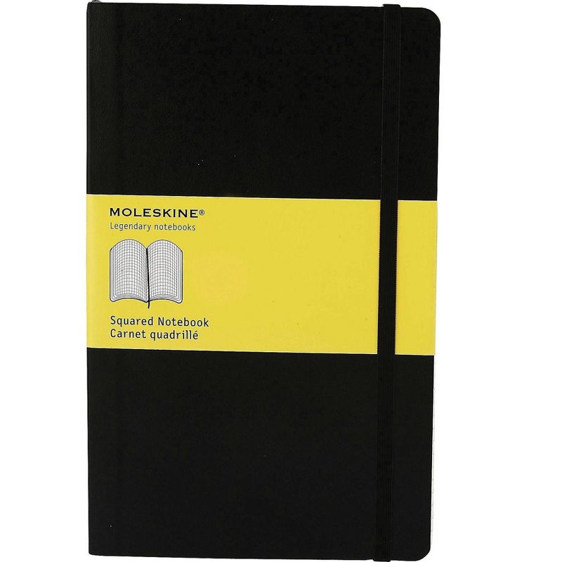Moleskine Classic Notebook Large 5" x 8.25" Quad Ruled 120 Sheets 401607