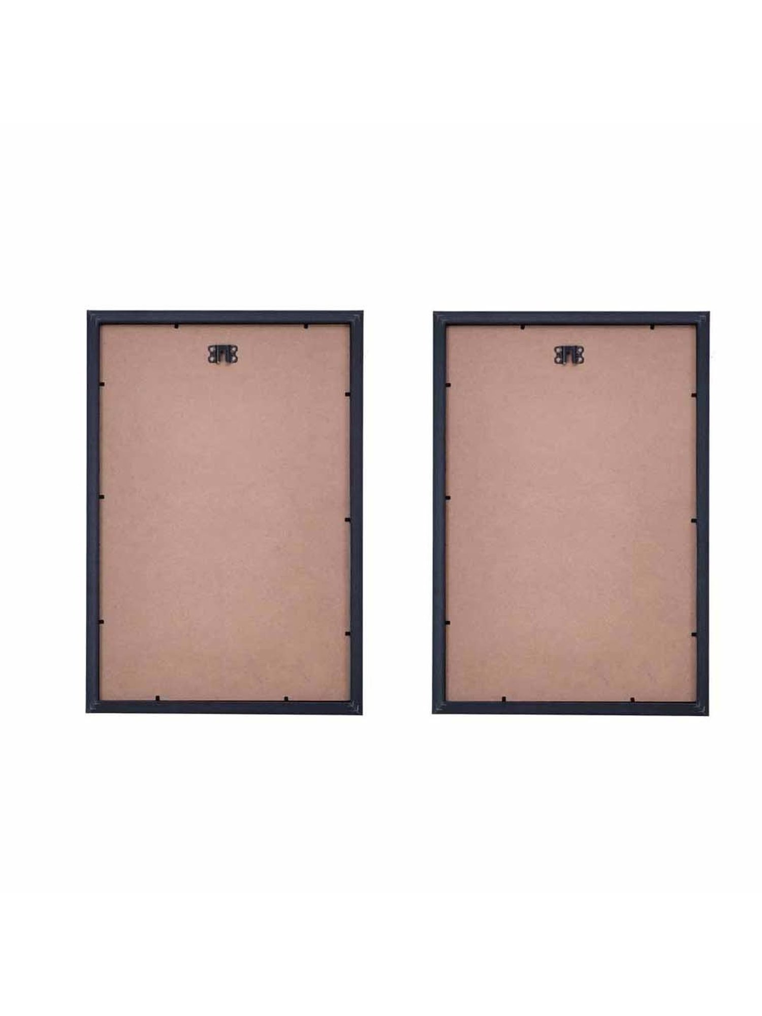 @Home Brown Mdf Foliage 3D Wall Paintings - Set of 2