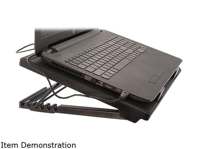 Fuji Labs Cooling Pad for 12 to 17 Inch Laptop, 2 USB Ports, Multi-angle Stand with 5 Fans