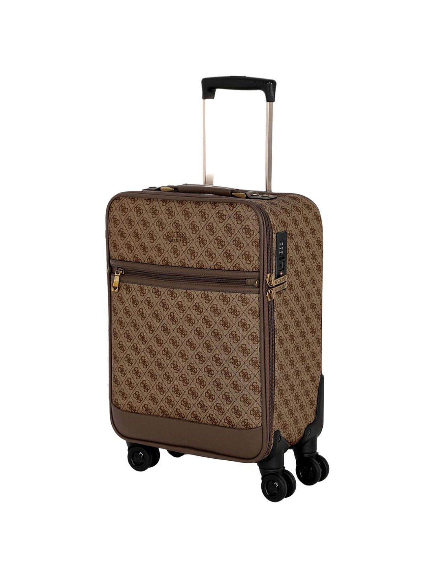 Guess Latte 8 wheels Small Soft Cabin Trolley Bag