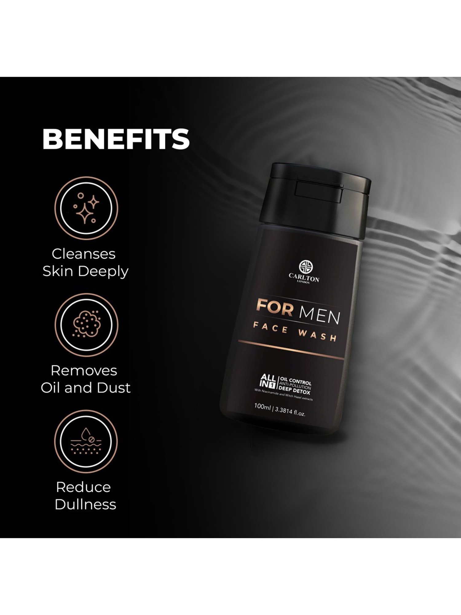 Carlton London Men Face Wash - 100 ml