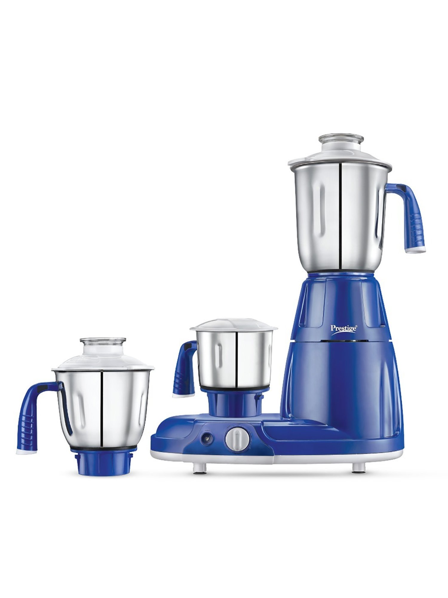 Prestige Deluxe LS Blue 750W Mixer Grinder with 3 Stainless Steel Jars