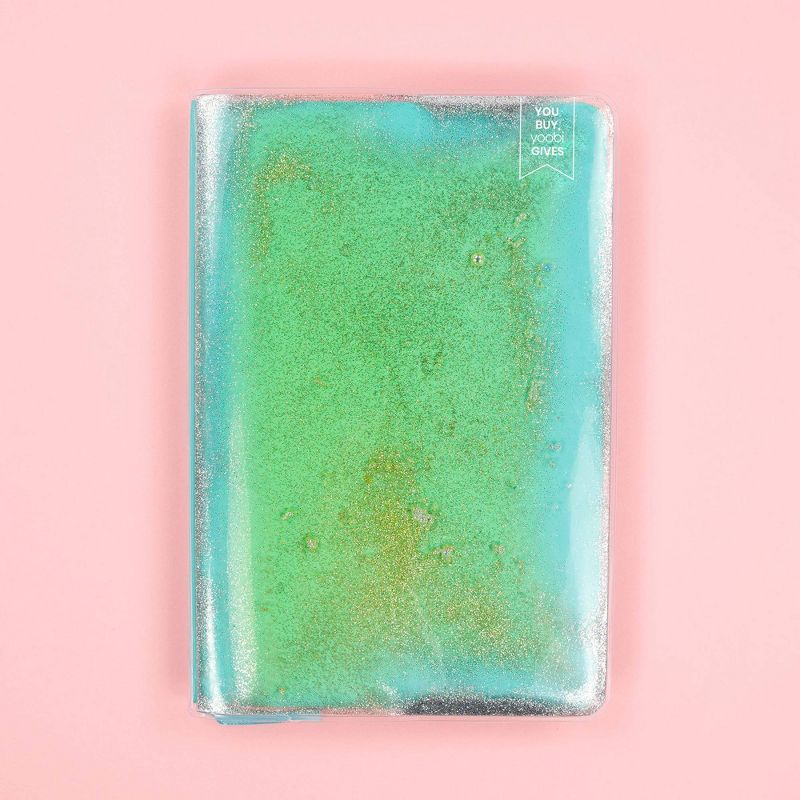 Yoobi™ College Ruled Journal 8"x5.5" Fine Sand Neon