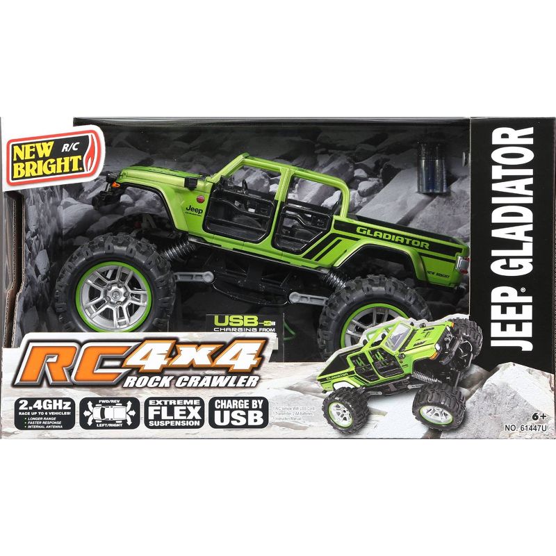 New Bright R/C  1:14 Scale Jeep Gladiator Mojave Rock Crawler