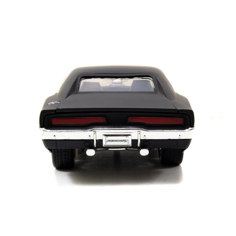 Jada Toys Fast & Furious 1970 Dodge Charger R/T Die-Cast Vehicle 1:24 Scale Primer Black