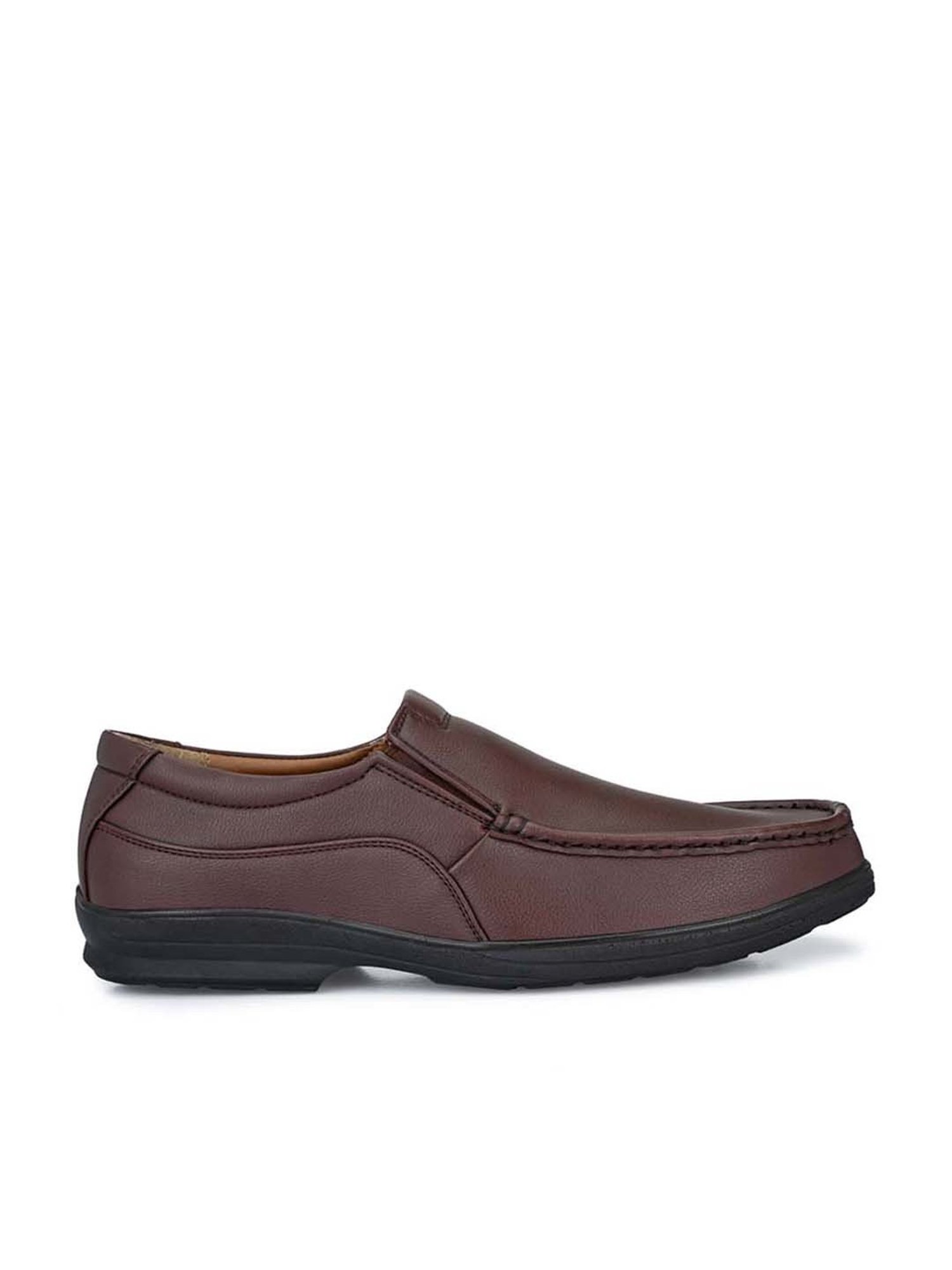 Eego Italy Men's Brown Formal Loafers