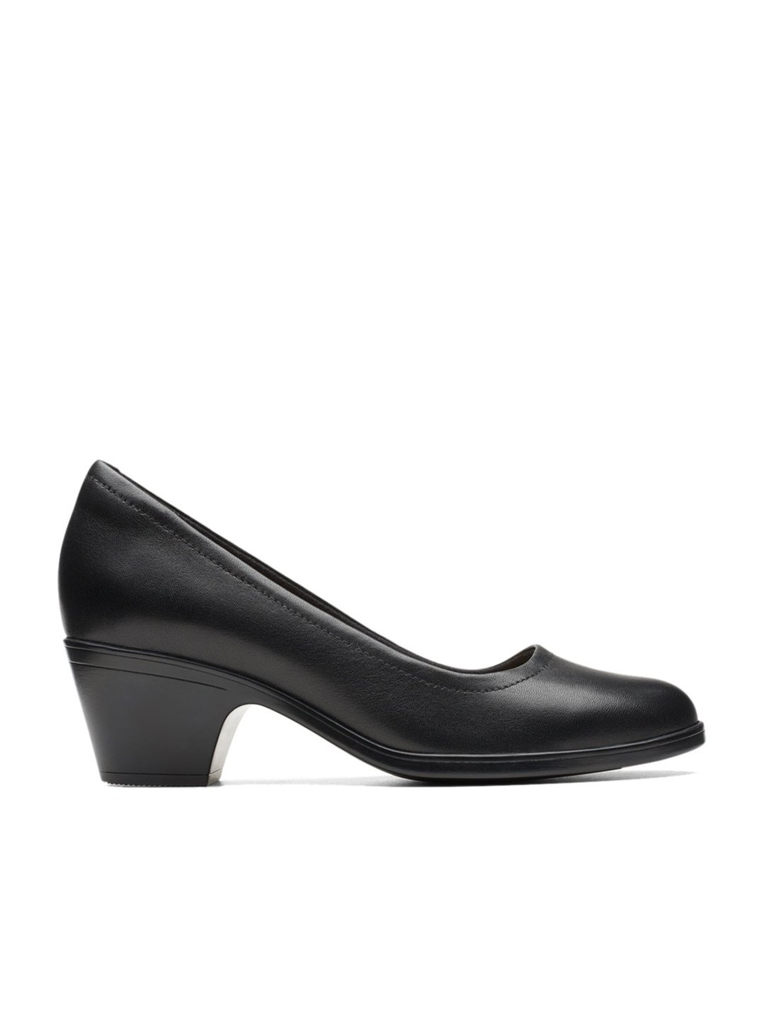 Clarks Women's Emily2 Ruby Black Formal Pumps