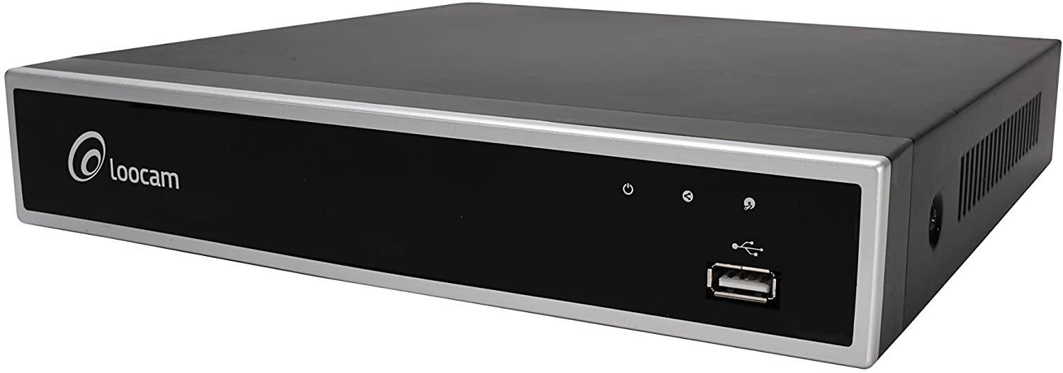 Loocam 8 Channel 1080p Surveillance DVR with 2TB Hard Drive, 8CH Hybrid 4-in-1 Digital Video Recorder to Compatible with 960H/720p/1080p CCTV Security Cameras, Free iOS and Android APP