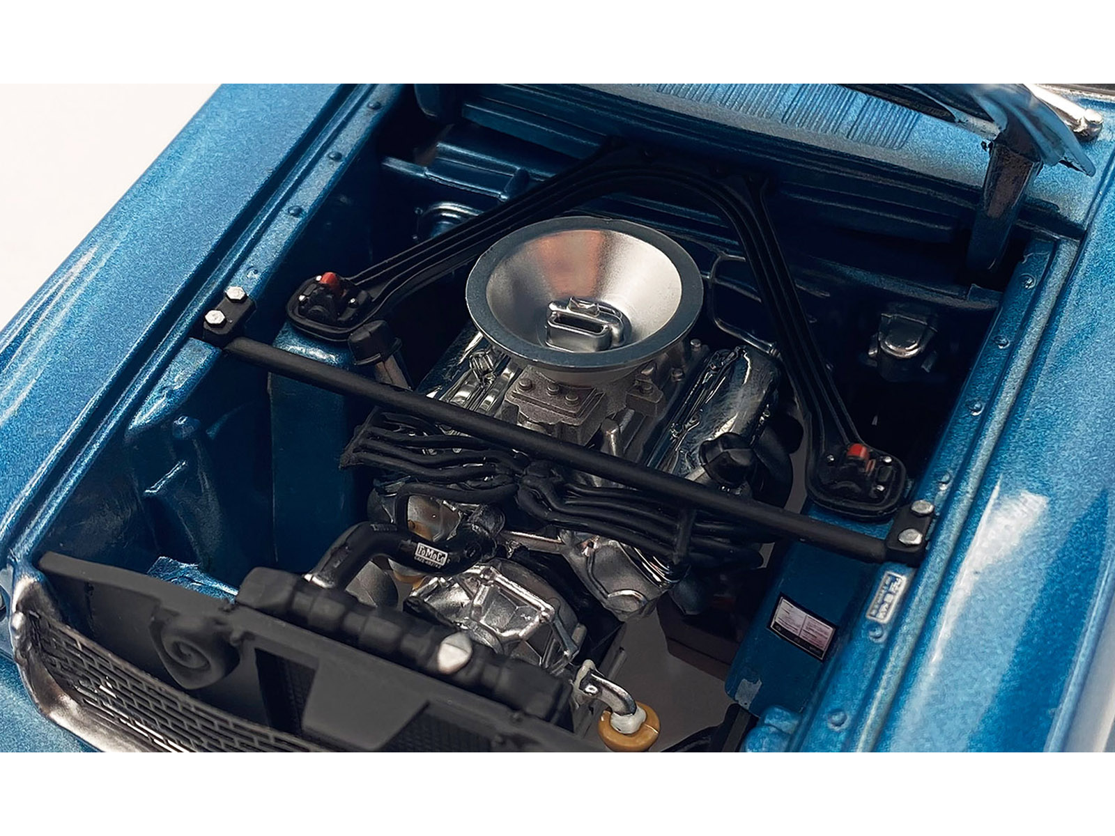 1965 Shelby GT350R Pro Touring Blue Metallic Limited Edition to 372 pieces Worldwide 1/18 Diecast Model Car by ACME