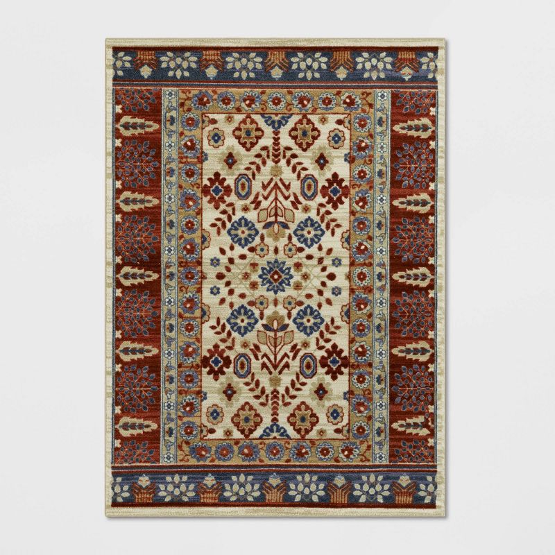 7'x10' Jute Braided Flatweave Braided Rug Tan - Threshold™