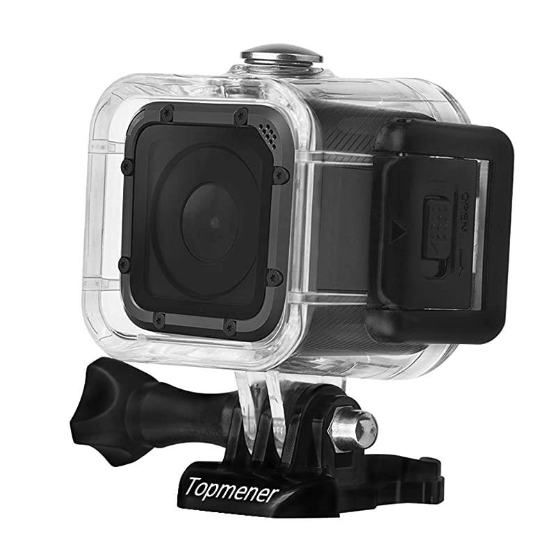 Waterproof Case for GoPro Hero 5 SessionHero SessionHero 4 Session HD Dive Case Underwater Protective Shell Antiscratch Action Camera Accessories with Antifog Inserts and Thumbscrew 45m