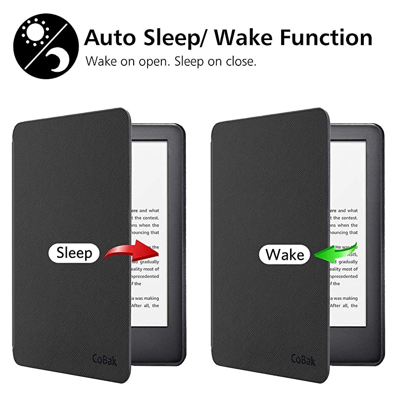 Case for All New Kindle 10th Generation 2019 Released Will Not Fit Kindle Paperwhite or Kindle Oasis Premium PU Leather Smart Cover with Auto Sleep and Wake Black