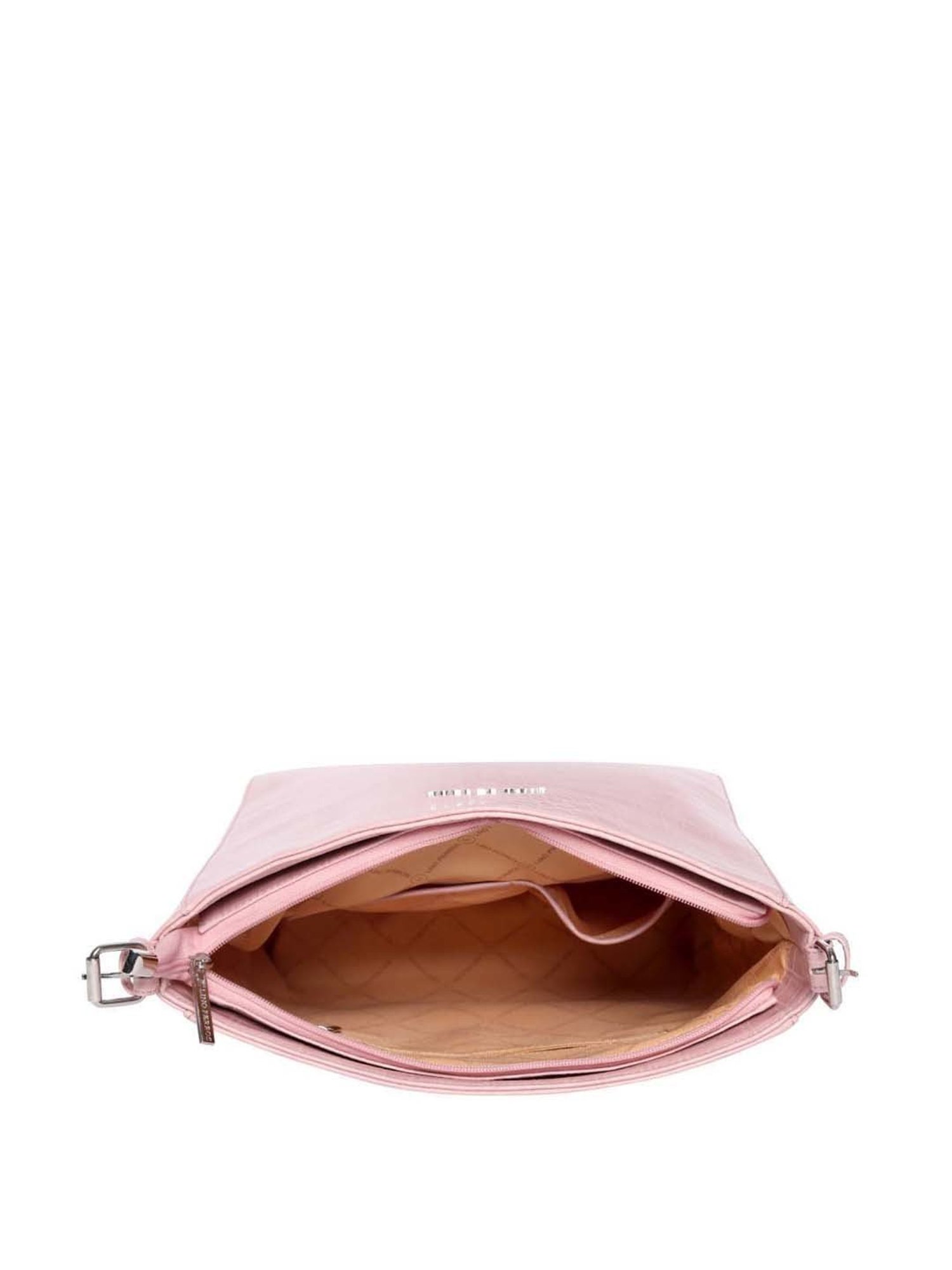 Lino Perros Pink Textured Medium Shoulder Bag