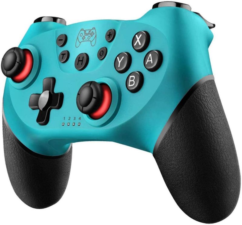 Switch Controller,Wireless Pro Controller for Switch/Switch Lite,Rechargeable Gamepad Remote Joystick,Adjustable Turbo Function,Dual Vibration and Gyro 6-Axis(Green).