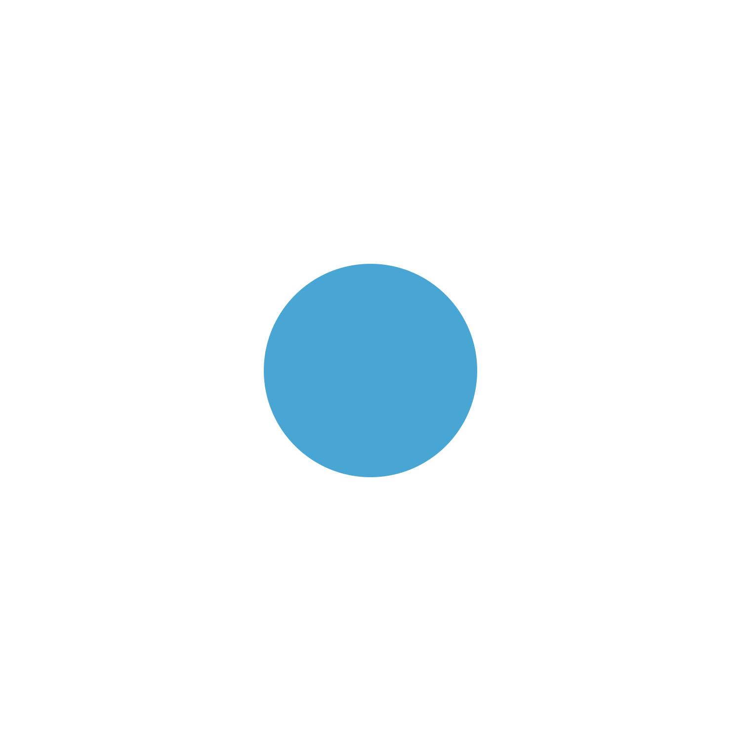 LiteMark 2 Inch Orange Dot Decals - Pack of 80