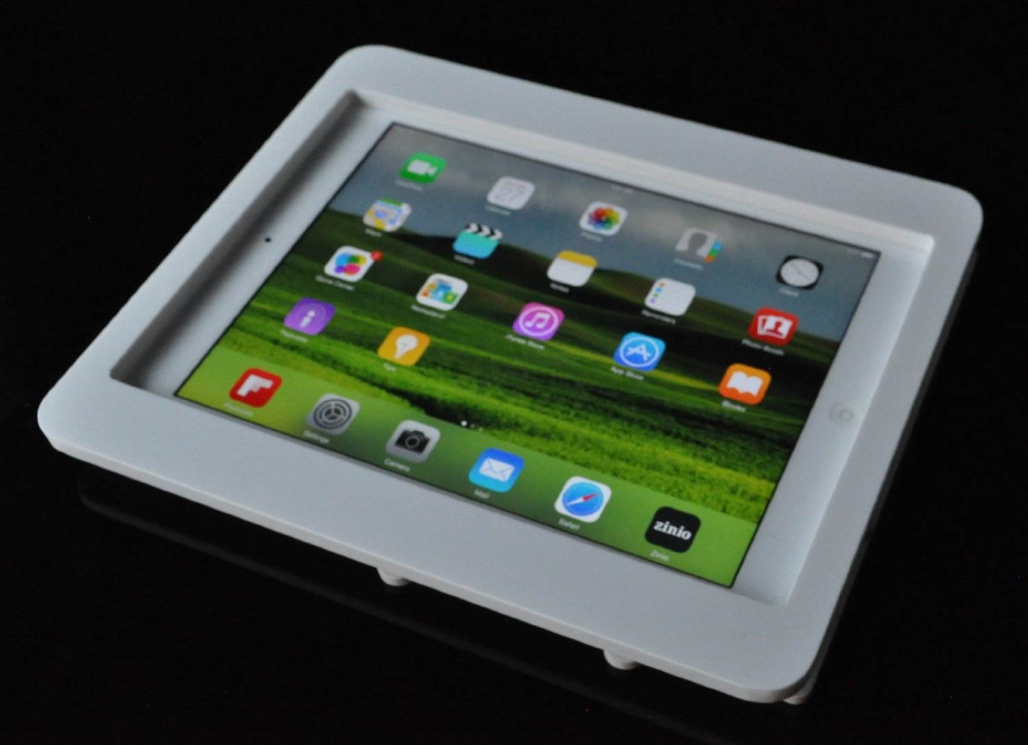 iPad 2/3/4 Clear VESA Mount Enclosure for POS, Kiosk, Store Display compatible w Square, PayPal Here, Amazon register, ID Tech Shuttle CC Reader