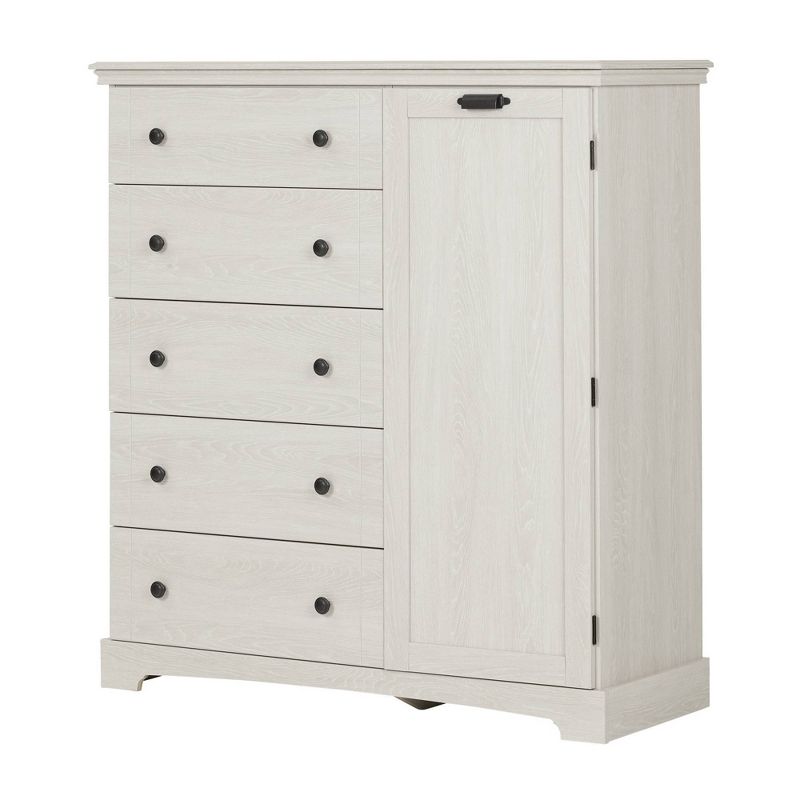 County Line 4 Drawer Chest Rum Walnut - Sauder