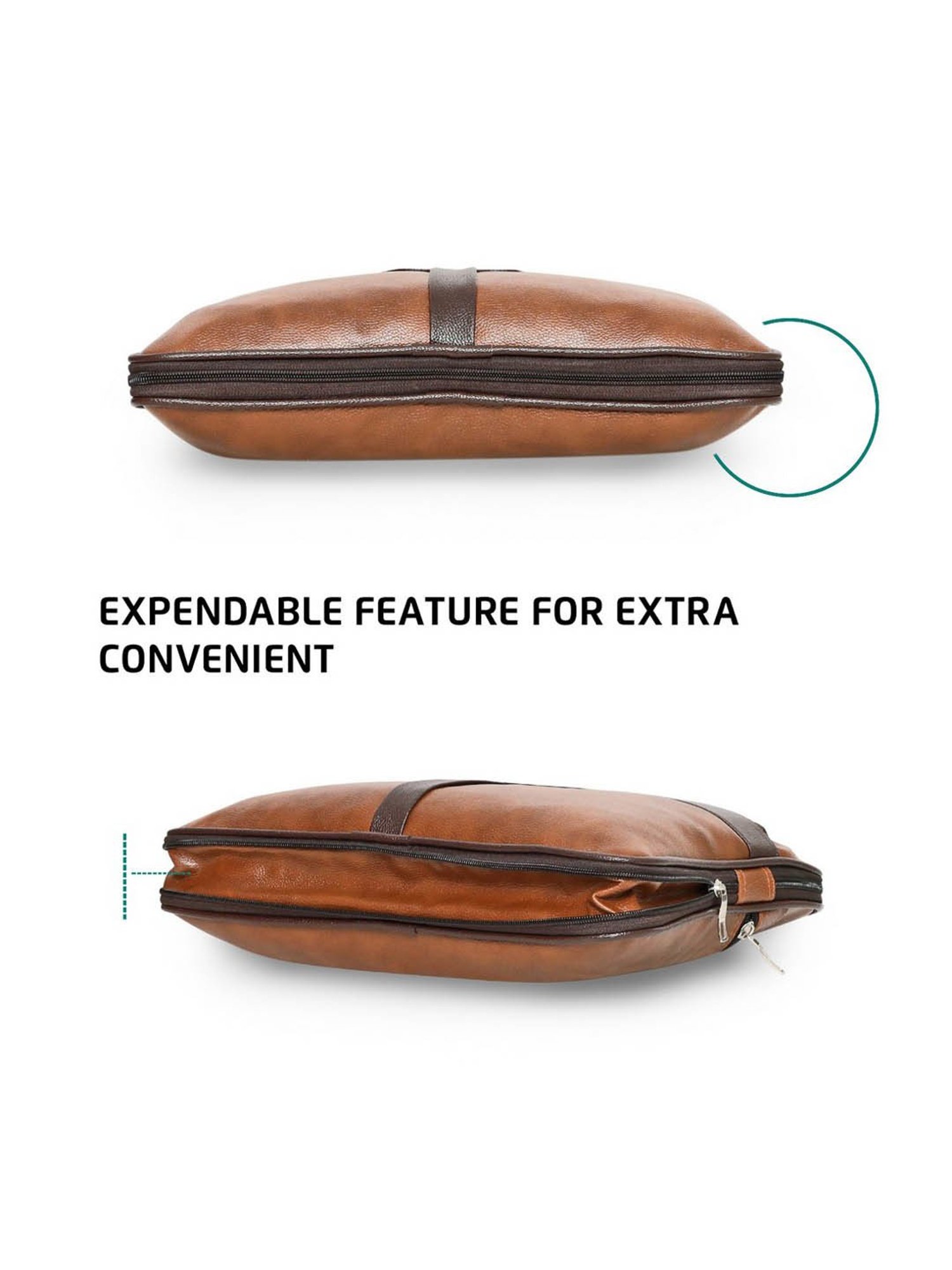 Priority Tan Synthetic Large Messenger Bag