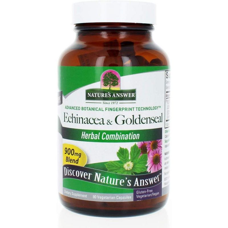 Nature's Answer Supports Immune System, Echinacea and Goldenseal-90ct