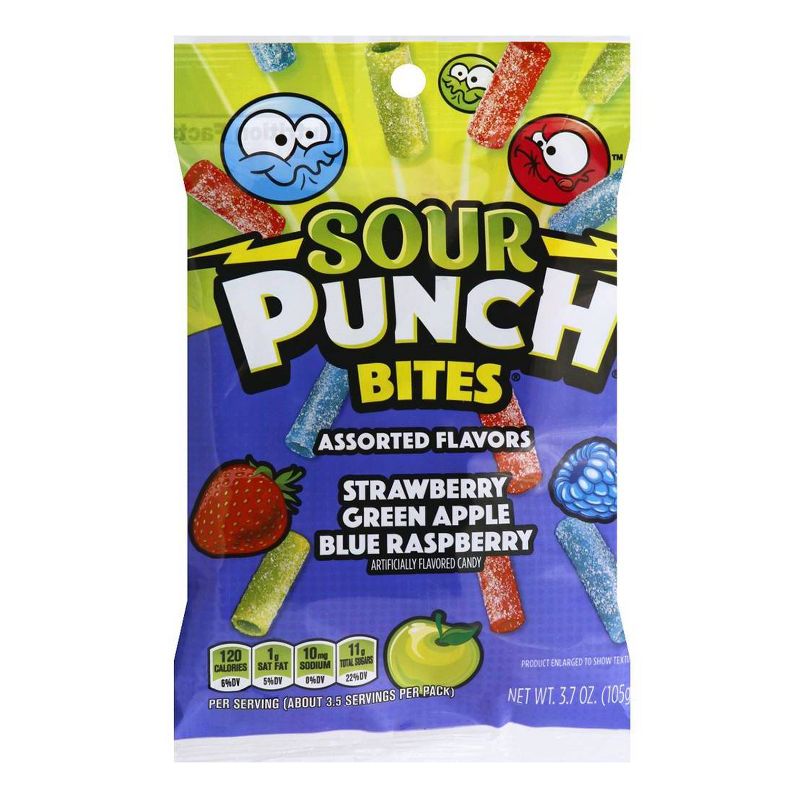 Sour Punch asst Bites - 3.7oz