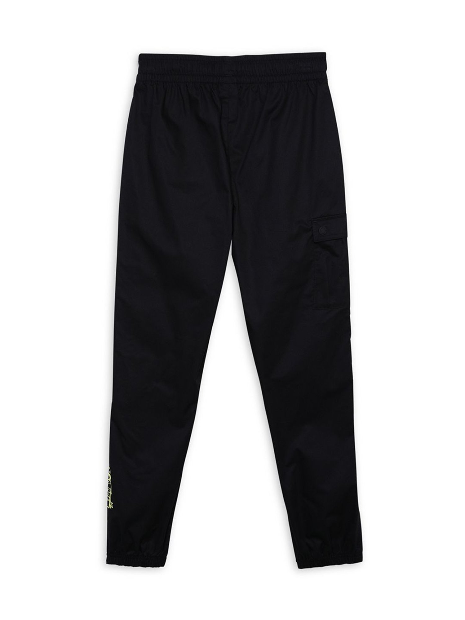 Puma Boys Black Solid Sweatpants