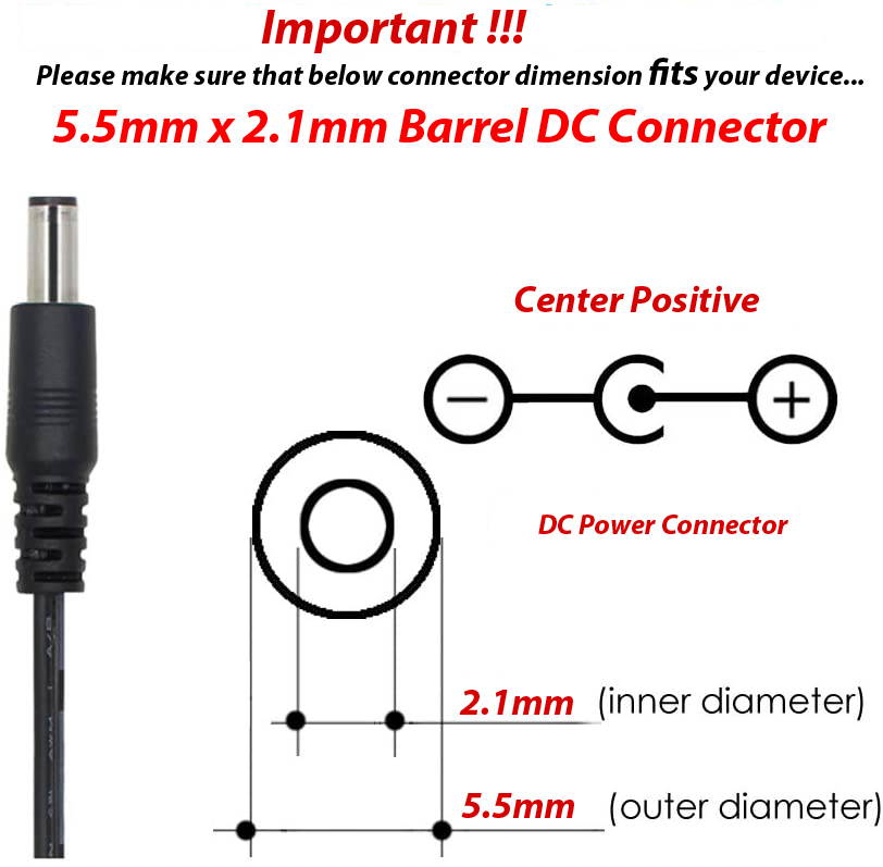12V 1000 mA DC Power Adapter Regulated 1 Amper CCTV Camera Power Supply 2.1mm 5.5mm plug UL Certified Adapter