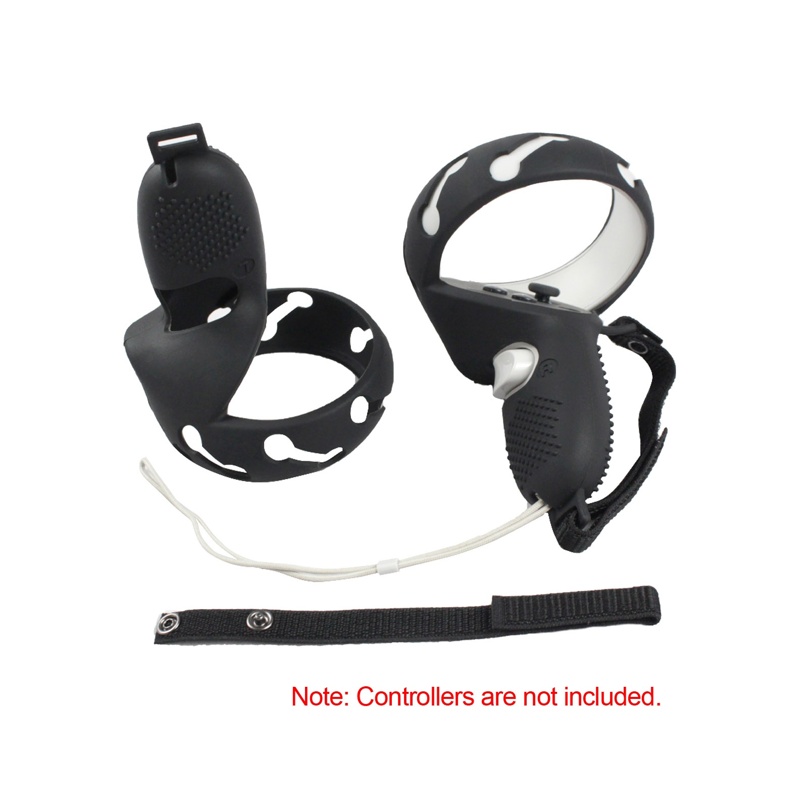 2 Pairs Oculus Quest 2 Elite Washable Silicone Handle Protective Cover