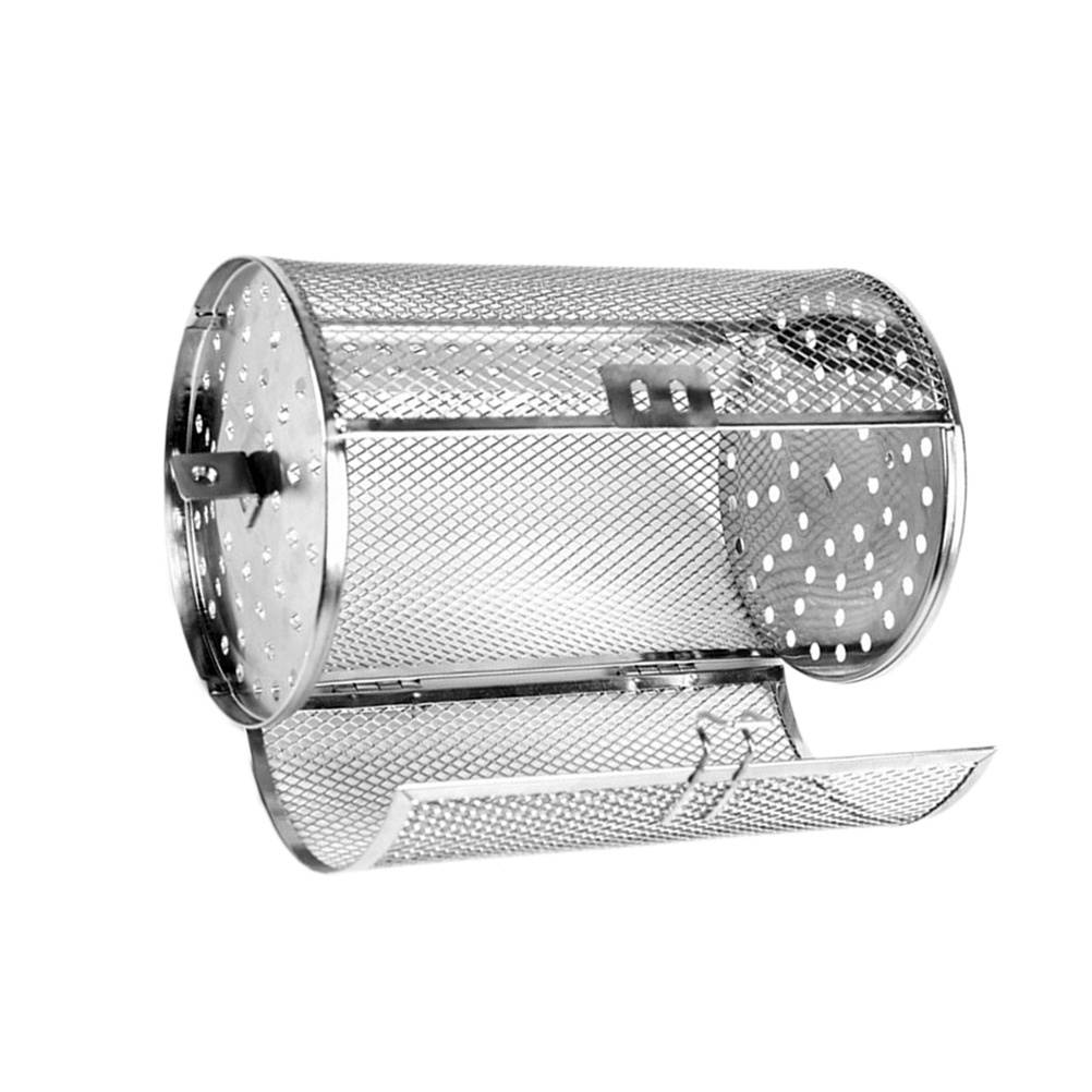 Stainless Steel Roaster Drum Oven Grilled Cage for Coffee Beans Peanut BBQ Rotisserie Oven Parts Baking Accessory Ovenware Cooking Tool