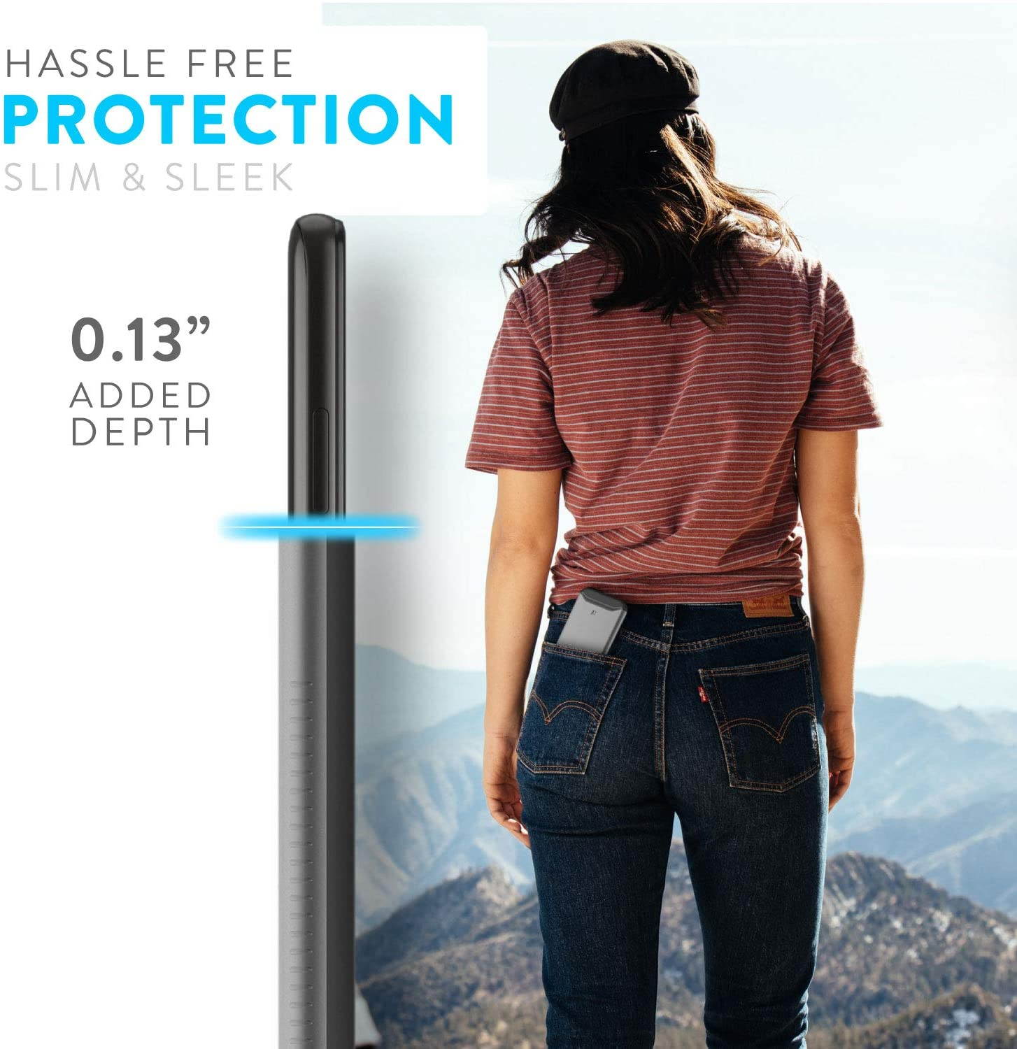 TUDIA Dual Layer Fit Designed for Moto G Power Case (2020), Motorola G Power Case, [Merge] Rugged Hard Back Heavy Duty Slim Protective Phone Case for Motorola Moto G Power (2020)