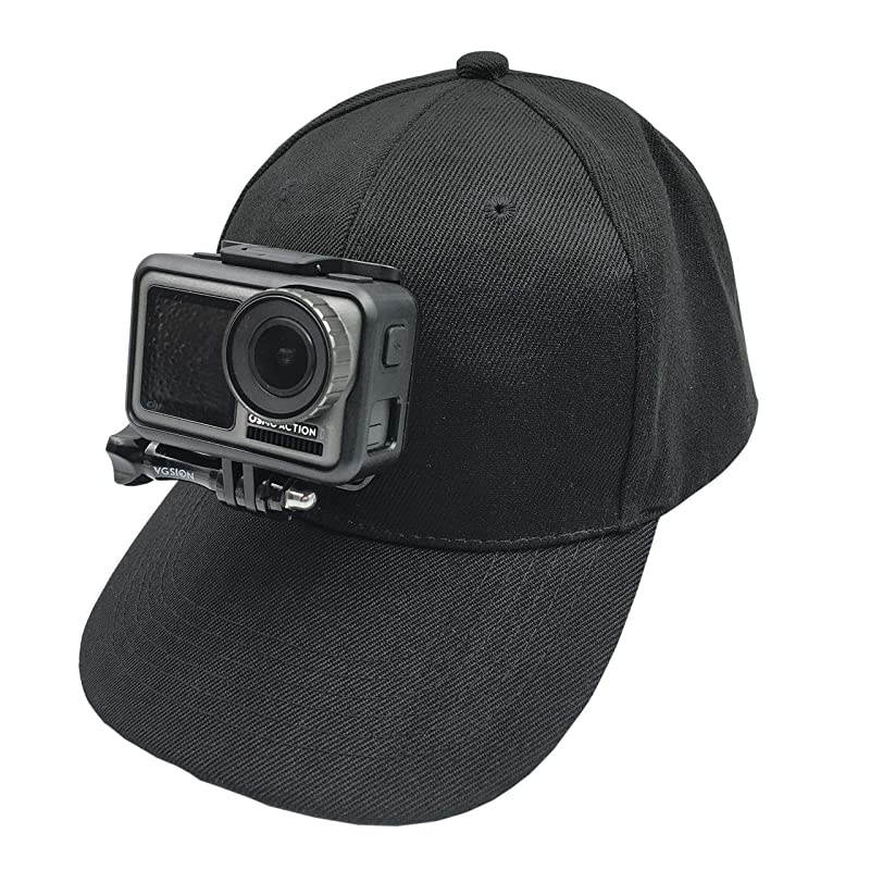 Cap Clip Mount Compatible with Insta360 One X2 , GoPro Hero 9, and Other Action Camera ( Non Sticky Type)