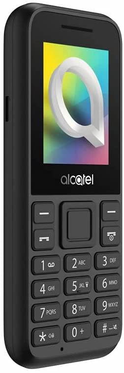 New Alcatel 1066D Factory Unlocked Mobile Cell Phone 1.8" QQVGA Display, 2G, CIF Rear Camera, 4MB RAM, 4MB ROM, Monster 400mAh Battery (Black)